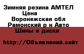 Зимняя резина АМТЕЛ › Цена ­ 5 500 - Воронежская обл., Рамонский р-н Авто » Шины и диски   